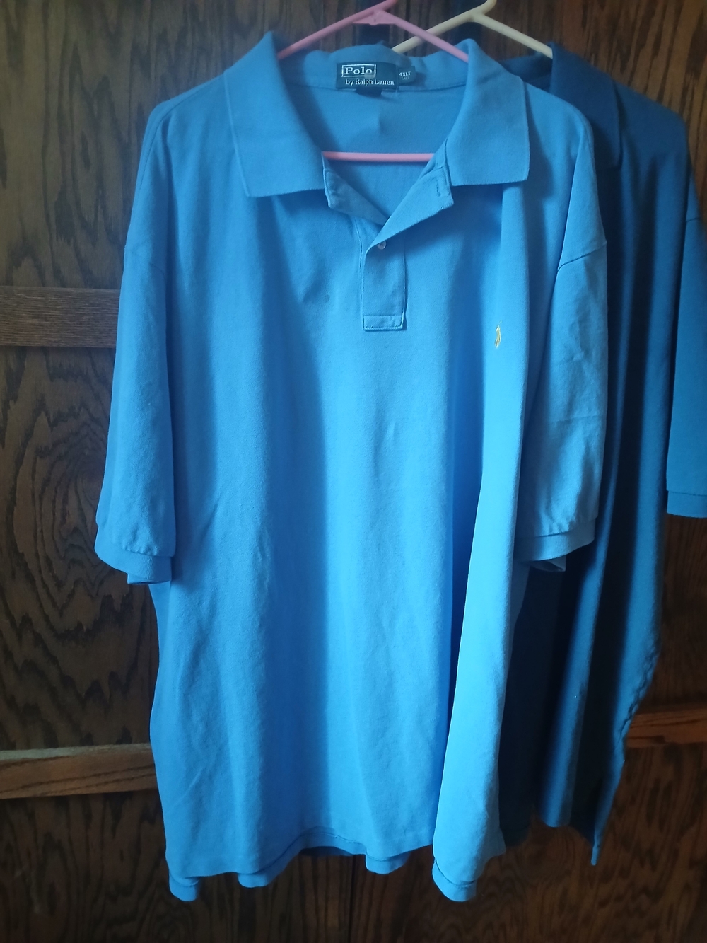 Polo by Ralph Lauren Light Blue Men’s Polo with Yellow Pony